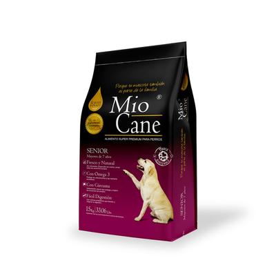 MIO CANE COMIDA PARA PERRO ADULTO SUPER PREMIUM SENIOR 15 KG