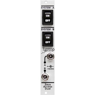 MODULO ALIMENTACION DUAL EURORACK TIPTOP AUDIO ZEUS ACCESS PLATA 4HP ZEUS ACCESS