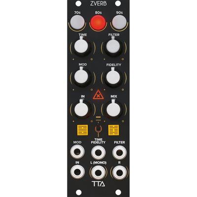 MODULO EFECTOS REVERB TIPTOP AUDIO ZVERB EURORACK 8HP NEGRO 24 EFECTOS ZVERB