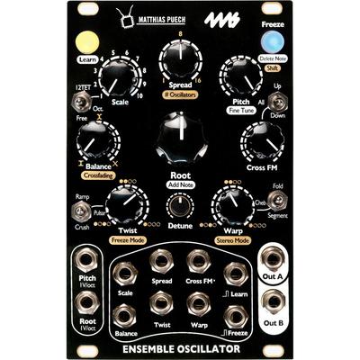 MODULO EURORACK 4MS ENSEMBLE OSCILLATOR NEGRO 16HP OSCILADORES SENO ESCALAS ENSEMBLE OSCILLATOR