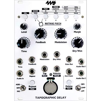 MODULO EURORACK 4MS TAPOGRAPHIC DELAY 18HP DELAY MULTI-TAP SENSOR FUERZA TAPOGRAPHIC DELAY