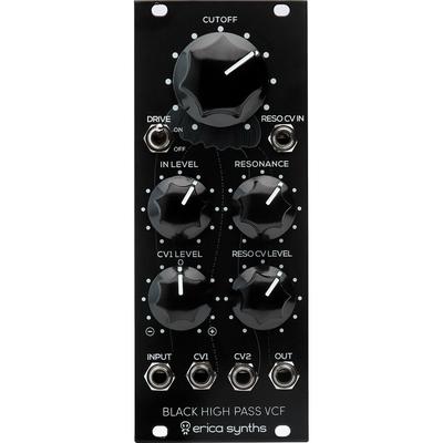 MODULO EURORACK ERICA SYNTHS BLACK FILTRO PASA ALTOS 10HP VCF ANALOGICO BLACK FILTRO ALTOS