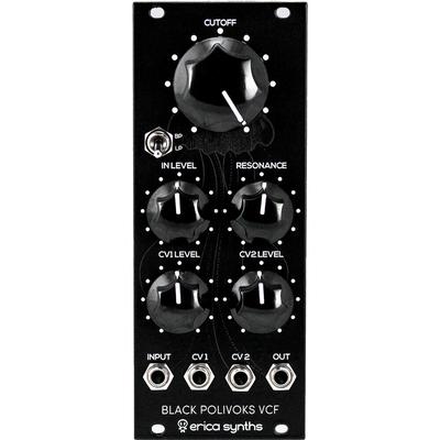 MODULO EURORACK ERICA SYNTHS BLACK POLIVOKS VCF V2 10HP SONIDO POLIVOKS BLACK POLIVOKS VCF V2
