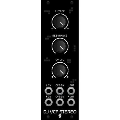 MODULO EURORACK ERICA SYNTHS DRUM STEREO DJ VCF 8HP FILTRO ANALOGICO CONTROL MANUAL DJ VCF