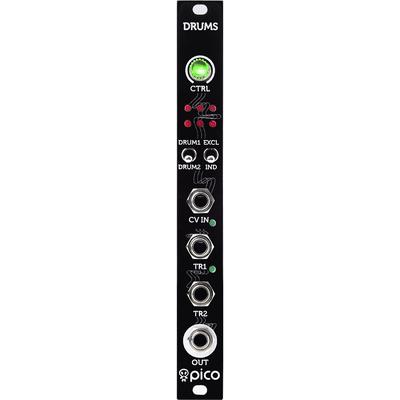 MODULO EURORACK ERICA SYNTHS PICO DRUMS 3HP SONIDOS BATERIA 64 MUESTRAS PICO DRUMS