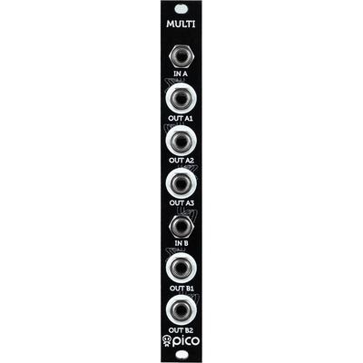 MODULO EURORACK ERICA SYNTHS PICO MULTI2 3HP MULTIPLES ACTIVOS CONEXION PICO MULTI2