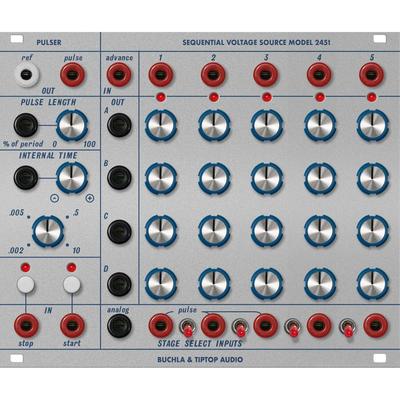 MODULO EURORACK TIPTOP AUDIO BUCHLA MODEL 245T VOLTAJE SECUENCIAL 30HP MODEL 245T