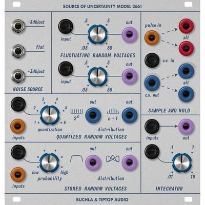 MODULO EURORACK TIPTOP AUDIO BUCHLA MODEL 266T FUENTE INCERTIDUMBRE VOLTAJES ALEATORIOS MODEL 266T