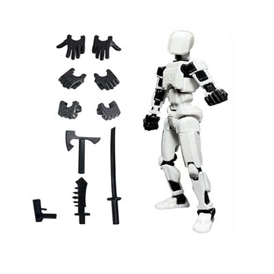 MUNECO ARTICULADO TITAN T13 DUMMY FIGURA ACCION BLANCO TITAN T13 DUMMY