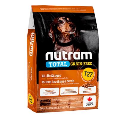 NUTRAM COMIDA PERRO PEQUEÑO T27 PAVO POLLO PATO LIBRE GRANO 5.4KG