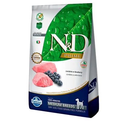 N&D COMIDA PARA PERRO ADULTO MEDIANO CORDERO ARANDANO 10.1KG
