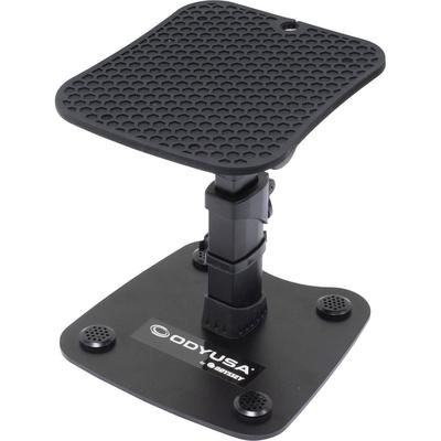 ODYSSEY SOPORTES ALTAVOCES AJUSTABLES BASE PLANA INCLINACION 360 GRADOS AJUSTABLES