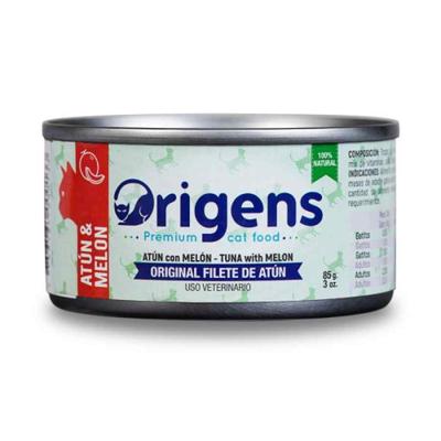 ORIGENS COMIDA HUMEDA PARA GATO FILETE ATUN CON MELON 85GR