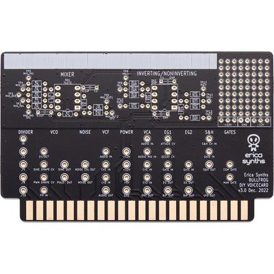PAQUETE TARJETAS VOZ DIY ERICA SYNTHS SINTETIZADOR BULLFROG 3-PACK TARJETAS VOZ DIY