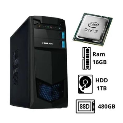 PC DESKTOP WINDOWS 10 PRO INTEL CORE I5 16GB 1TB + 480GB