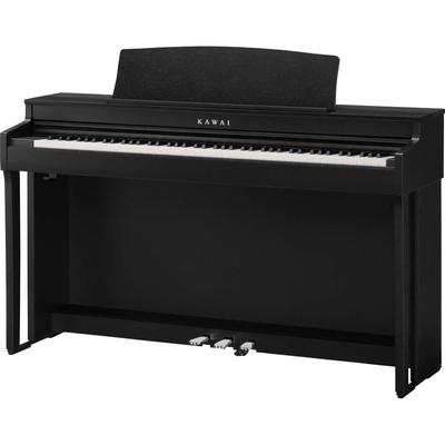 PIANO DIGITAL KAWAI CN301 BANCO JUEGO NEGRO SATINADO PREMIUM PRINCIPIANTES Y INTERMEDIOS CN301