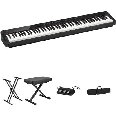 PIANO DIGITAL PORTATIL CASIO PRIVIA PX-S3100 88 TECLAS SOPORTE X BANCO PEDAL TRIPLE FUNDA PX-S3100