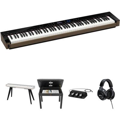 PIANO DIGITAL PORTATIL CASIO PRIVIA PX-S6000 88 TECLAS SOPORTE MADERA BANCO ALMACENAMIENTO PX-S6000