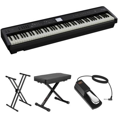 PIANO DIGITAL PORTATIL ROLAND FP-E50 88 TECLAS SOPORTE X BANCO Y PEDAL SOSTENIDO FP-E50