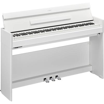 PIANO DIGITAL YAMAHA ARIUS YDP-S55 88 TECLAS PRINCIPIANTES AVANZADOS CONSOLA SLIM BLANCA YDP-S55