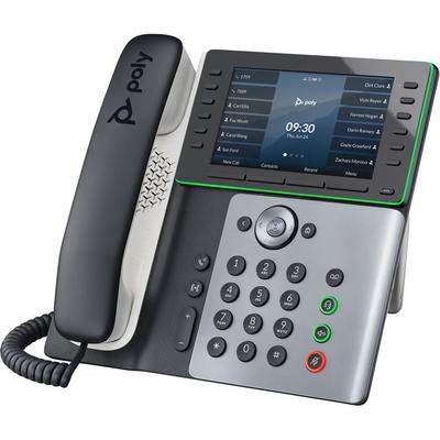 POLY EDGE E500 IP DESK PHONE CON POWER ADAPTER EDGE E500
