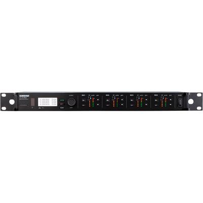 RECEPTOR INALÁMBRICO DIGITAL SHURE ULXD4Q GV CUATRO CANALES ENCRIPTACIÓN SIEMPRE ACTIVA