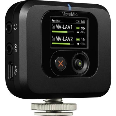 RECEPTOR INALAMBRICO SHURE MOVEMIC CAMARAS DISPOSITIVOS MOVILES DOBLE CANAL USB-C MOVEMIC