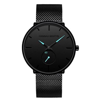 RELOJ HANNAH MARTIN HOMBRE MATE NEGRO CELESTE CRIMINAL HAN28 HAN-28
