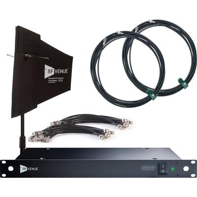 RF VENUE DISTRO9 HDR DISTRIBUIDOR ANTENAS 9 CANALES SOPORTE MONTAJE PIE DISTRO9 HDR
