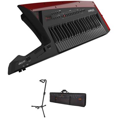 ROLAND AX-EDGE 49-KEY KEYTAR SYNTHESIZER KIT SOPORTE BOLSA NEGRO GIGS INALAMBRICOS AX-EDGE