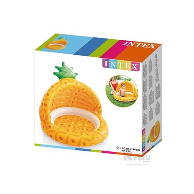 RYBIU IMPORT PILETA ACOLCHADA DE NIÑOS EN PIÑA Y+REGALO LIGAS PARA PEINAR