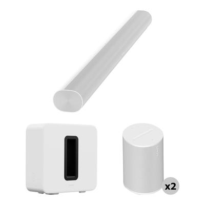 SET INMERSIVO PREMIUM SONOS ARC BLANCO 11 CONTROLADORES AMPLIFICADORES CLASE-D ARC PREMIUM SET