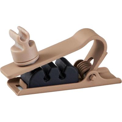 SHURE DUAL-MIC TIE CLIP DL4 DURAPLEX LAVALIER MICROPHONES COCOA PACK 3 DUAL-MIC TIE CLIP
