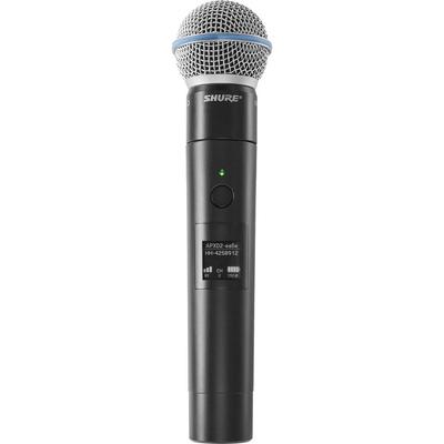 SHURE MXW2X/BETA58 MICROFONO INALAMBRICO MANO TRANSMISOR CAPSULA BETA 58A 1.9GHZ MXW2X/BETA58