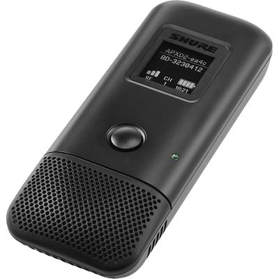 SHURE MXW6X/C MICROFONO SUPERFICIE INALAMBRICO CARDIOIDE NEGRO 1.9GHZ MXW6X/C