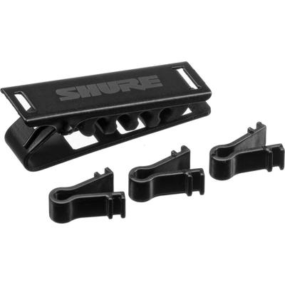 SHURE RPM150TC CLIP CORBATA MULTIPOSICION LAVALIER MX150 NEGRO PAQUETE 3 RPM150TC