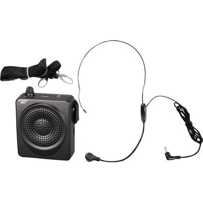 SISTEMA PA PORTATIL PYLE PRO PWMA50 50W MICROFONO DIADEMA BATERIAS RECARGABLES PWMA50