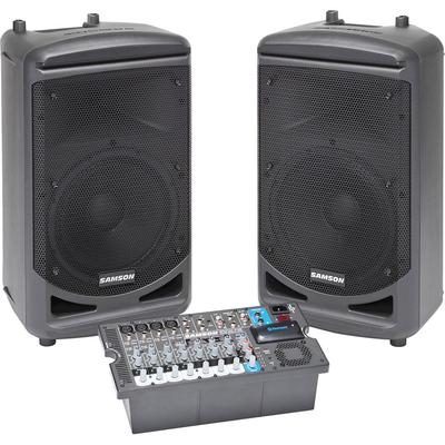SISTEMA PA PORTATIL SAMSON EXPEDITION XP1000 1000W MEZCLADOR 10 CANALES SOPORTE BLUETOOTH
