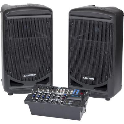 SISTEMA PA PORTATIL SAMSON EXPEDITION XP800 800W MEZCLADOR REMOVIBLE SOPORTE BLUETOOTH