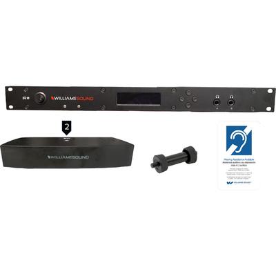 SISTEMA WILLIAMS SOUND IR PLUS FLEX DANTE TRANSMISOR IR PLUS DANTE 2 EMISORES IR PLUS PLACA