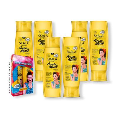 SKALA 3 UNIDADES SHAMPOO + ACONDICIONADOR ALMIDON DE MAIZ EXPERT 325ML