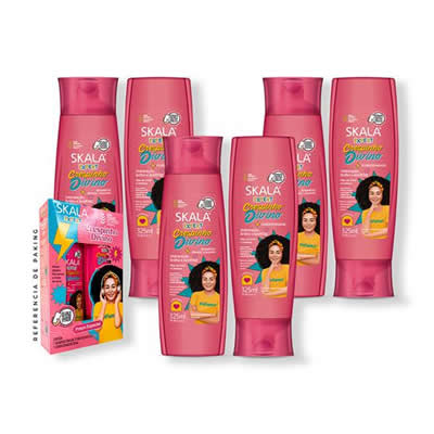 SKALA 3 UNIDADES SHAMPOO + ACONDICIONADOR CRESPINHO DIVINO KIDS EXPERT 325ML