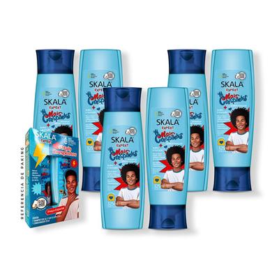 SKALA 3 UNIDADES SHAMPOO + ACONDICIONADOR MAIS CRESPINHOS KIDS EXPERT 325ML