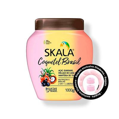 SKALA CREMA COQUETEL BRASIL CAPILAR NUTRITIVA + R. DIADEMA Y MUÑEQUERA