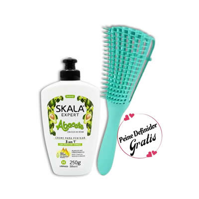 SKALA CREMA PEINAR 3 EN 1 ABACATE CABELLO QUEBRADIZO 250ML