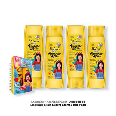SKALA SHAMPOO + ACONDICIONADOR ALMIDON DE MAIZ EXPERT 325ML 2 UNIDADES