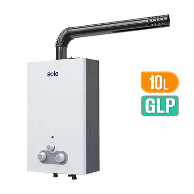 SOLE TERMA A GAS GN TIRO FORZADO 40W 10LT SOLEGASN10TFV2