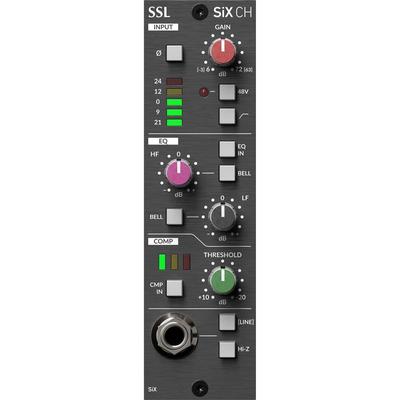 SOLID STATE LOGIC SIX CH 500 SERIES CHANNEL STRIP ENTRADAS MICROFONO TECNOLOGIA SIX SIX CH
