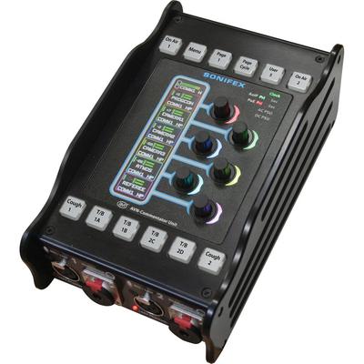 SONIFEX AVN CU2 DANTE CONFIGURABLE DANTE COMMENTARY UNIT FOR 2 COMMENTATORS