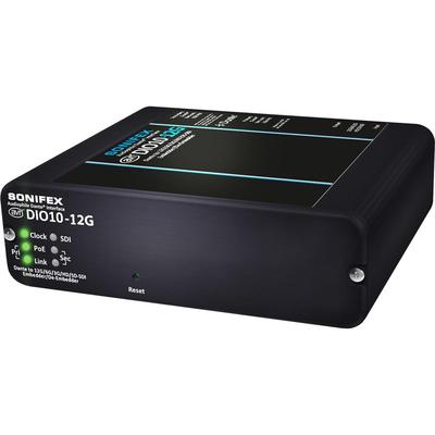 SONIFEX AVN-DIO10-12G EMBEDDER DE-EMBEDDER DANTE 12G/8G/3G/HD/SD-SDI AVN-DIO10-12G